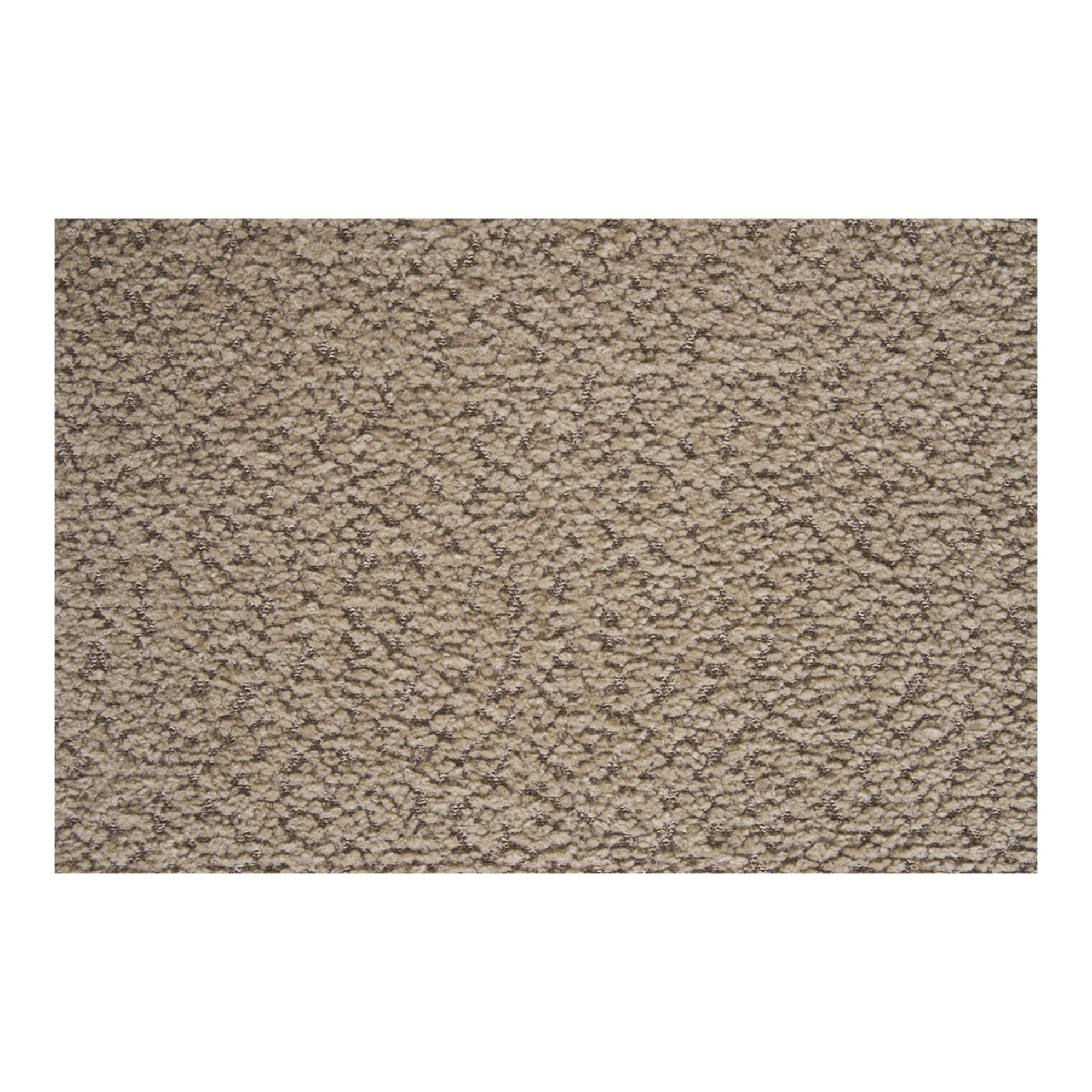 Set 2 sedie da pranzo Safira in Bouclé Beige con Gambe Nere