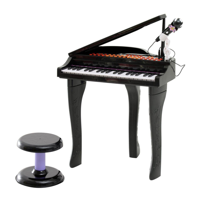 Mini Piano Electrónico de Juguete Negro