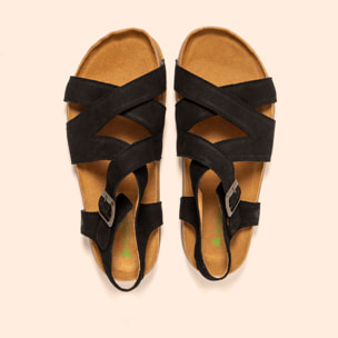 Sandalias N6005 NOBUCK BLACK / HORIZON color Black