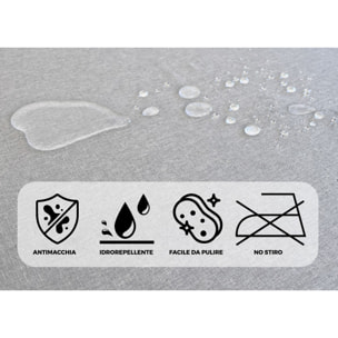 Tovaglia Cucina Soggiorno Antimacchia Idrorepellente Tinta Unita Linen