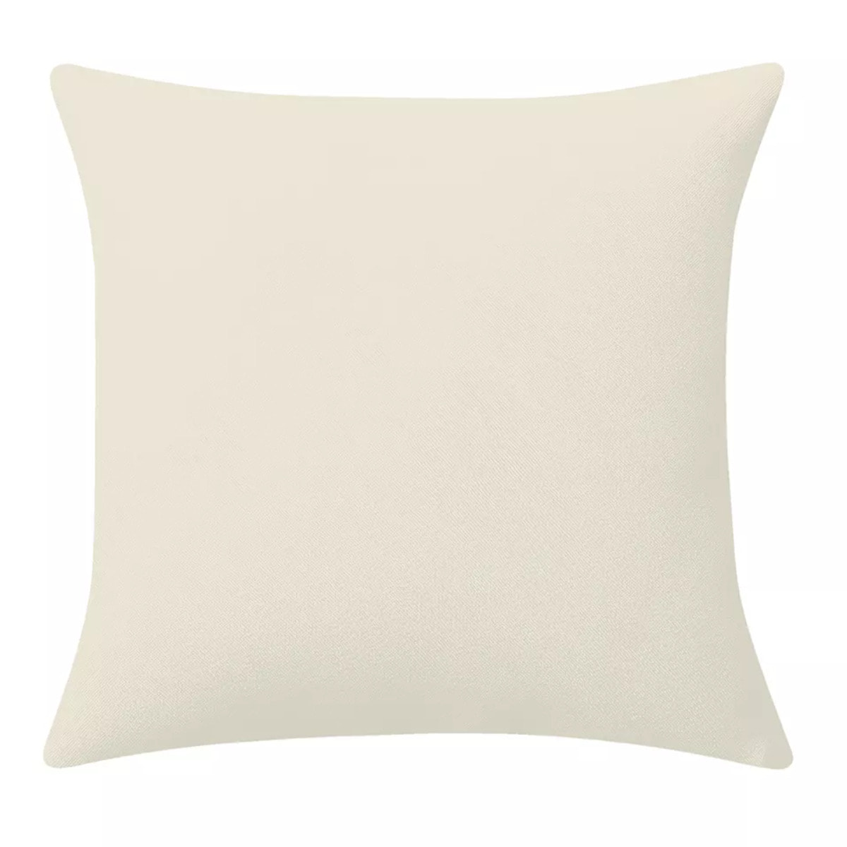 Housse de coussin lin & coton 165 g/m² imprimé beige vert Nenuphars parchemin