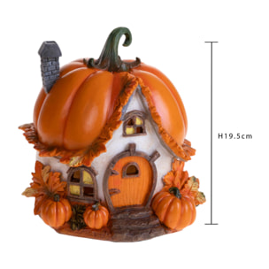 Casina zucca - Pezzi 2 - 19,3xH19,5x19cm - Bianchi Dino SpA