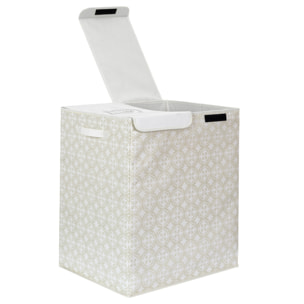 Panier A Linge Double 50x41x57cm