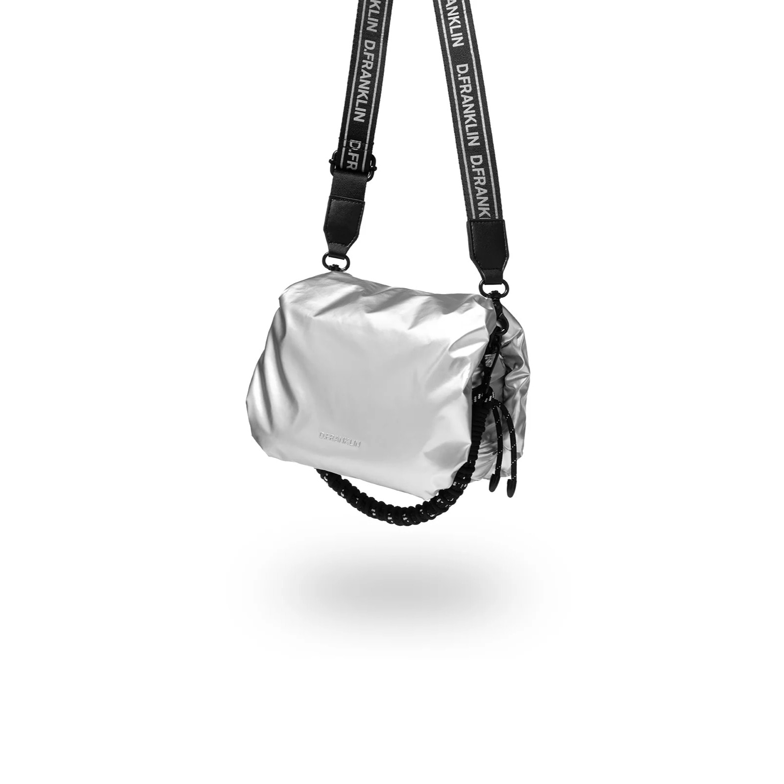 Bolso Bandolera  Bomb Flap Crossbody Bag en Plata D.Franklin