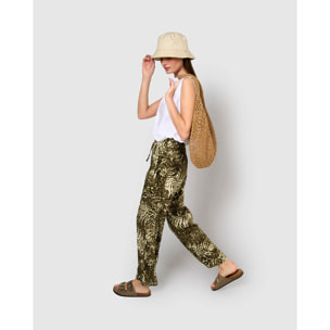 Pantalón viscosa jai verde