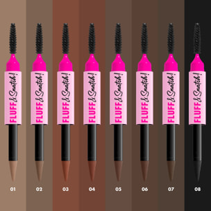 NYX Professional Makeup Fluff & Snatch Crayon Sourcil Précision Effet Poudré COOL ASH BROWN