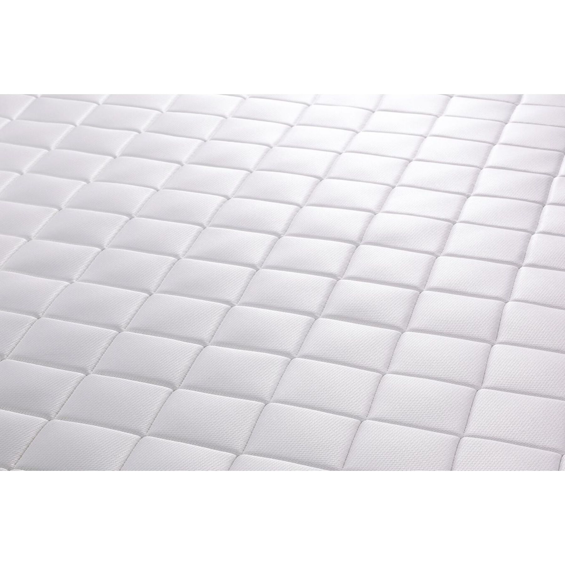 Ensemble Matelas Sommier 90x190 cm - Sommier Blanc (déjà monté) - Form