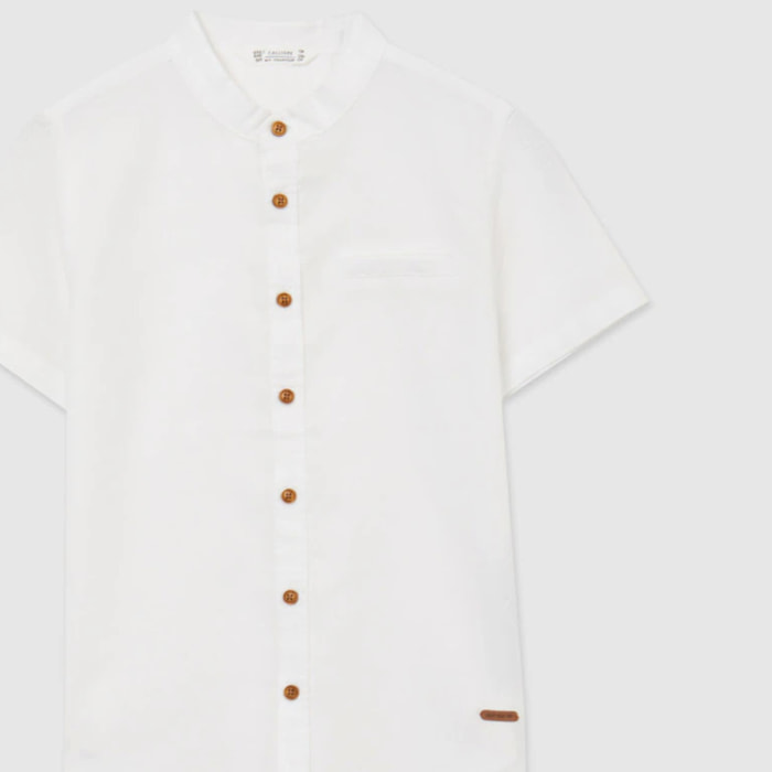 Camicia coreana in cotone
