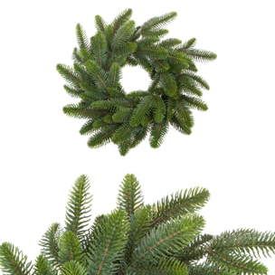 Corona natalizia - Pezzi 2 - 36xH8x36cm - Bianchi Dino SpA