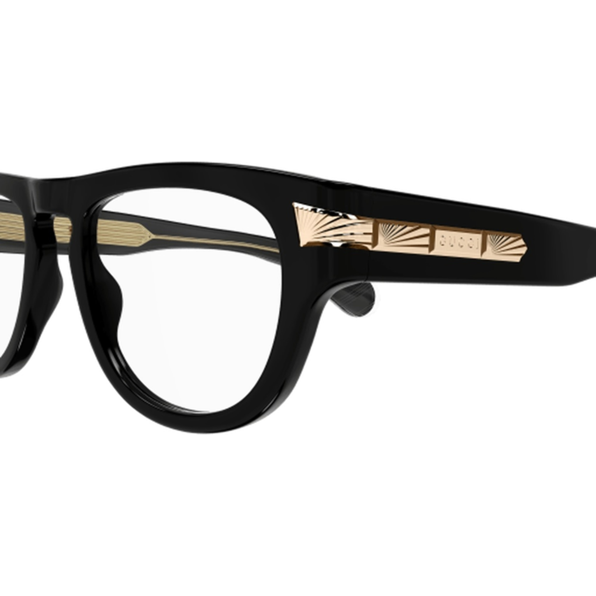 Gafas de Vista Gucci GG1519O-001 de Acetato Hombre 51 mm