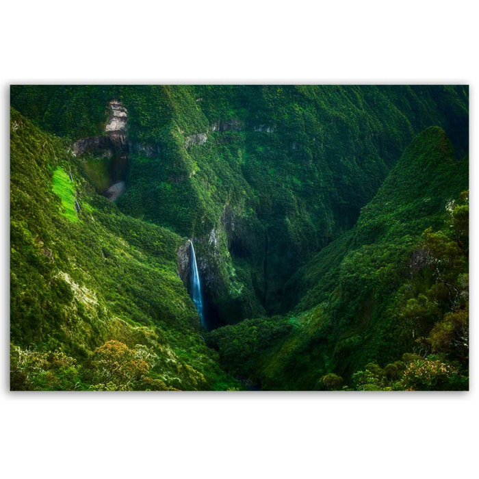 Affiche montagne Trou de Fer Ile de la Reunion Affiche seule