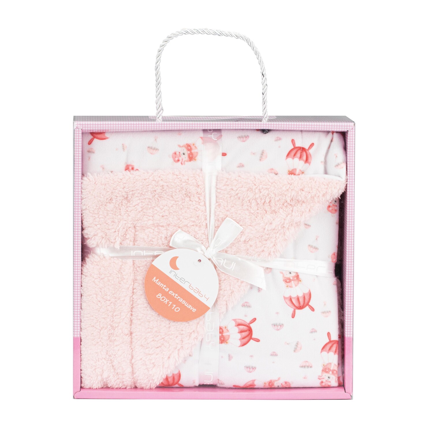 Manta  con Borreguillo Paracaidista