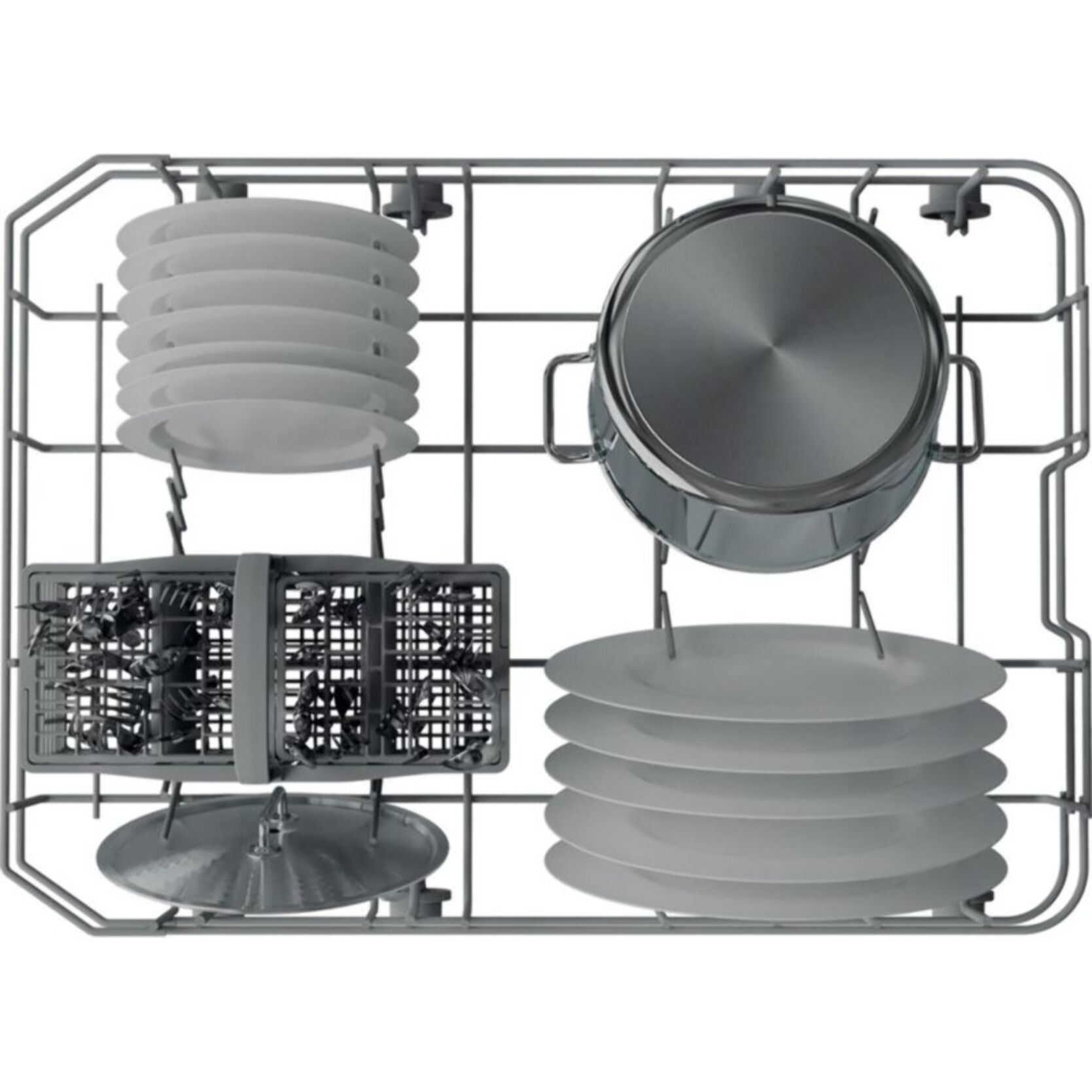Lave vaisselle 45 cm INDESIT IN2FD10CS70W