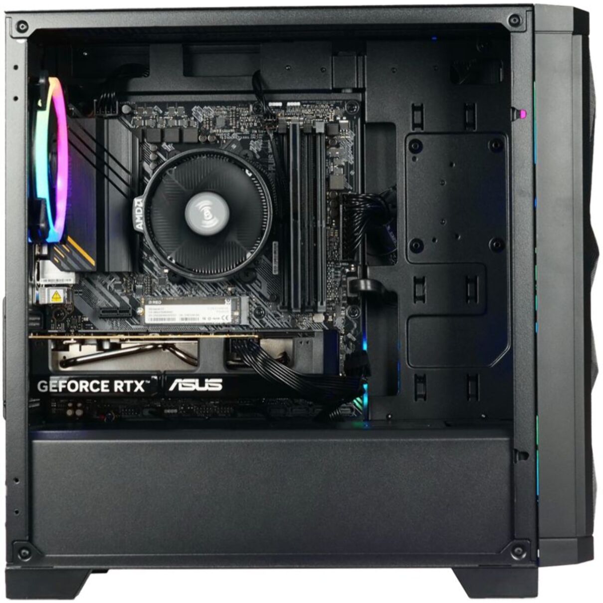 PC Gamer MRED CBT102-01 - AMD Ryzen 5 5500 - NVIDIA GeForce RTX 5060 - 16 Go RAM DDR4 - SSD 512 Go - Sans OS