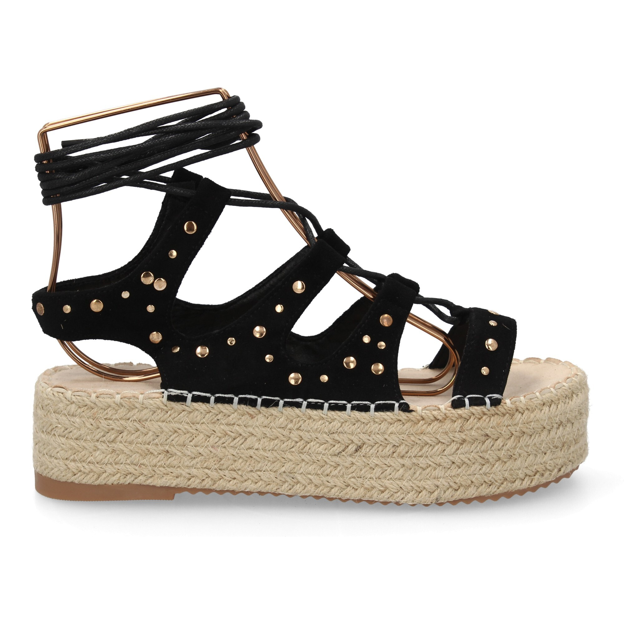 Sandalia plataforma romana mujer elegante