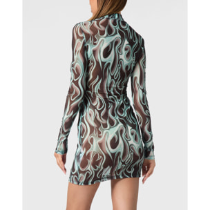 PHILIPP PLEIN Short Dress FLAME