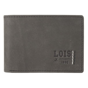 Cartera Hombre Piel Lois Hewitt Antracita