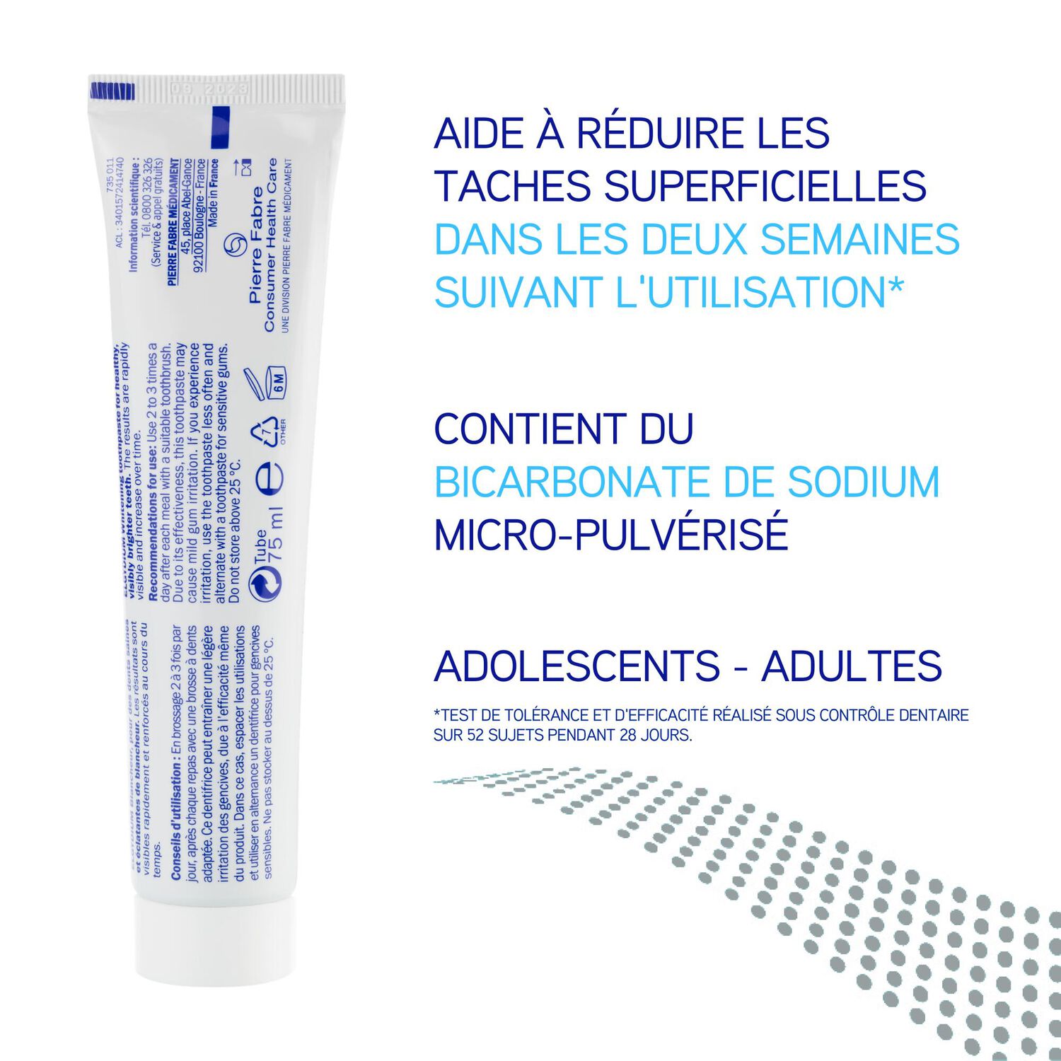 Elgydium - Dentifrice Blancheur 75 ml