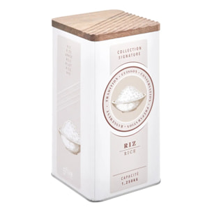 Boîte à riz 1,6L creme