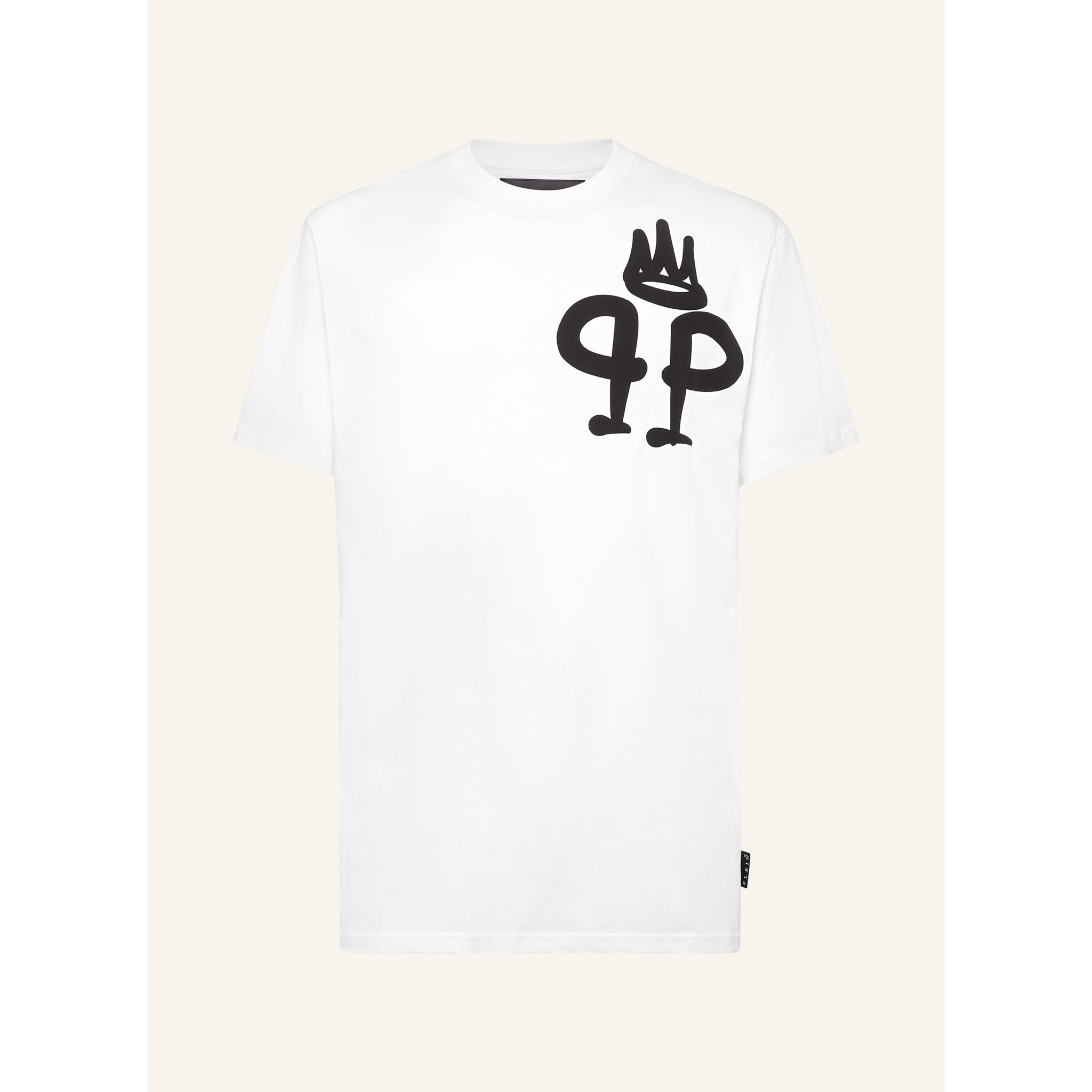 PHILIPP PLEIN Camiseta de cuello redondo y manga corta KING PLEIN