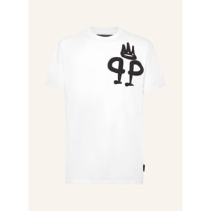 PHILIPP PLEIN Camiseta de cuello redondo y manga corta KING PLEIN