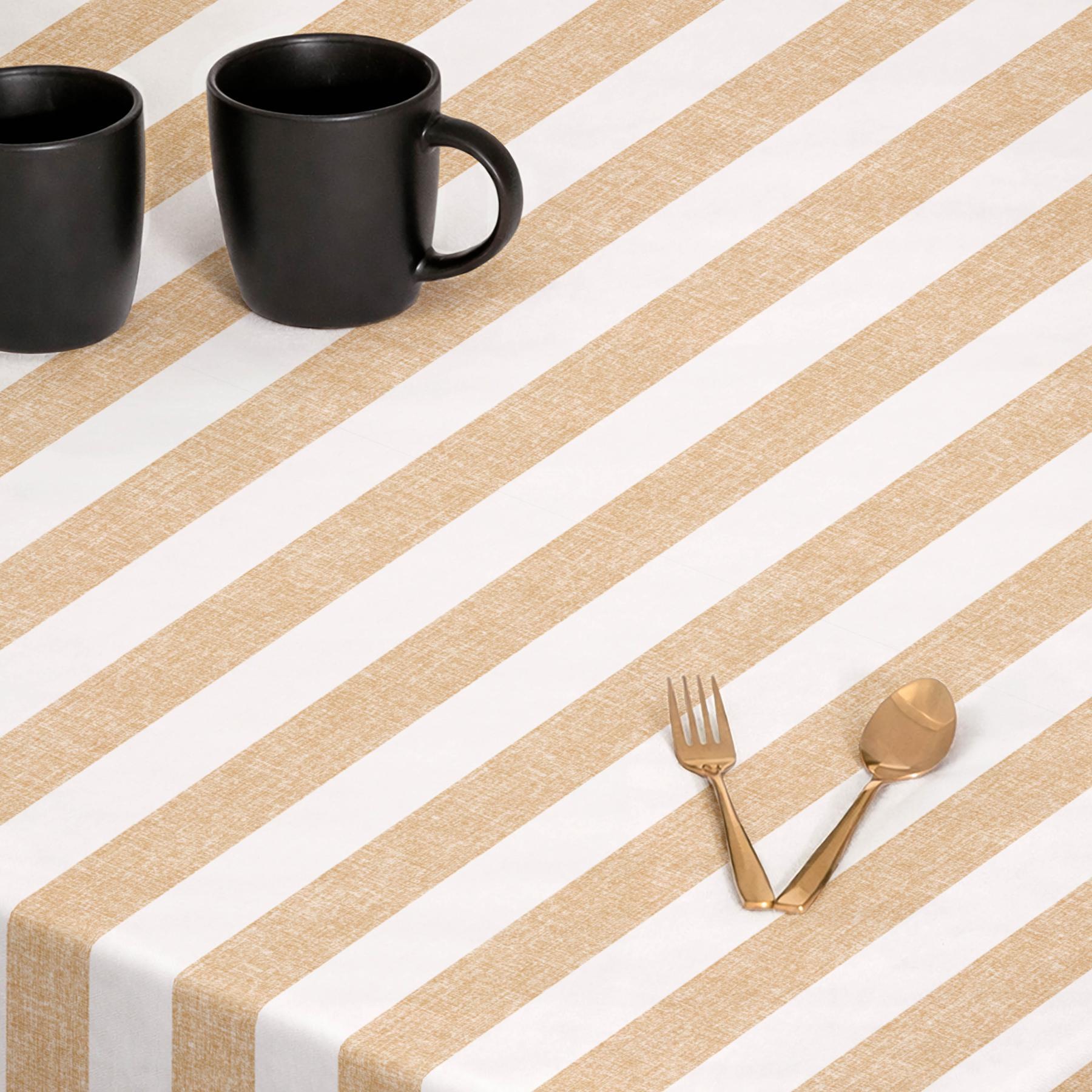 Mantel antimanchas KODA OCRE - 100% algodón