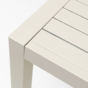 Table de jardin Madagascar 140x80cm grise Kare Design