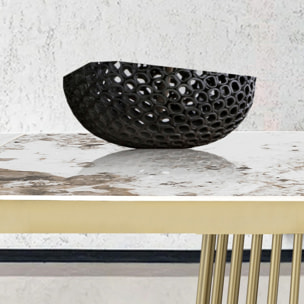 TOMASUCCI tavolo allungabile CAGE 1 Onice lucido