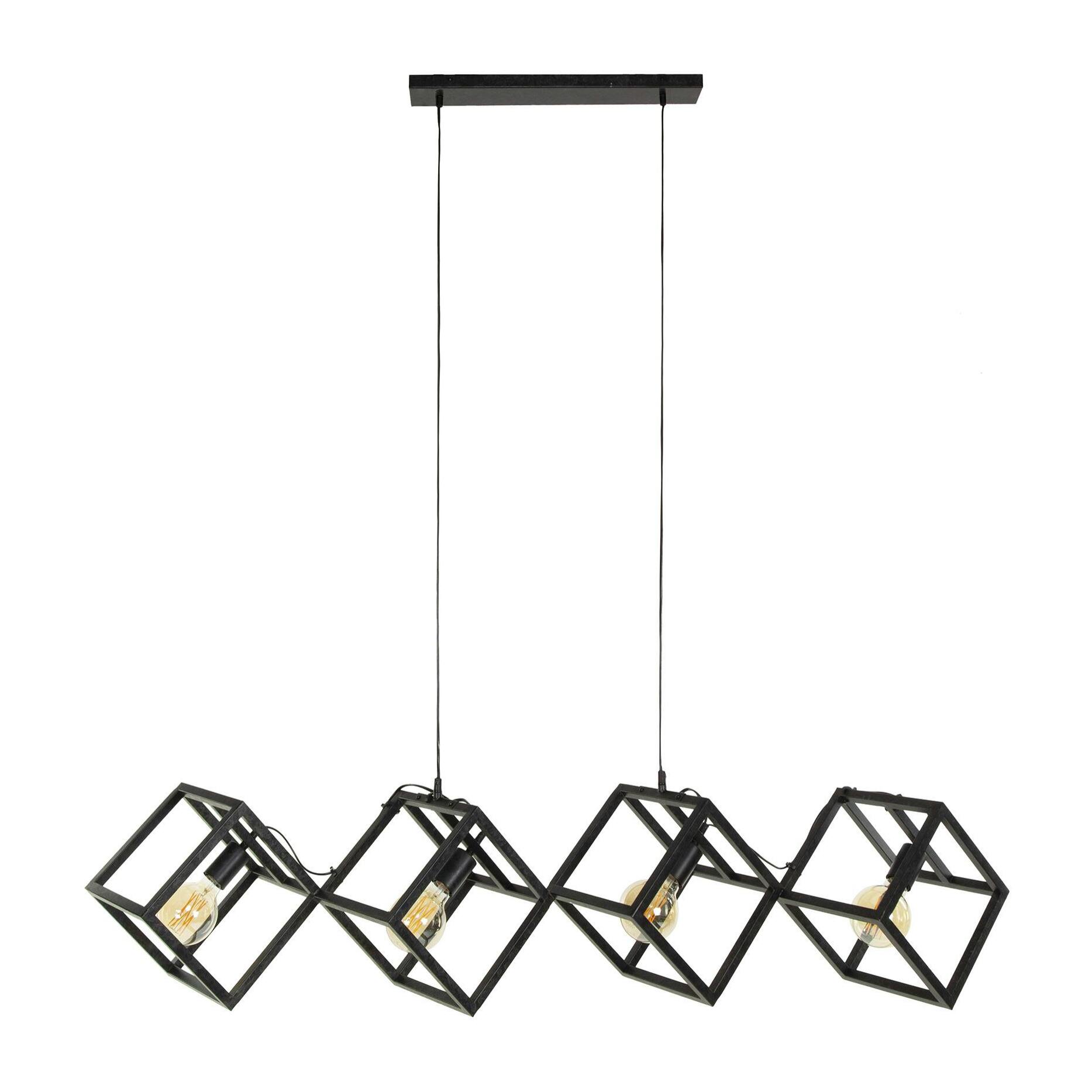 Suspension design 4 cubes en métal RALF