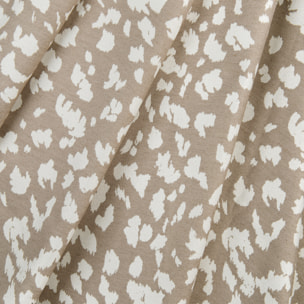 Rideau thermique et phonique obscurcissant jacquard face polaire - Lin