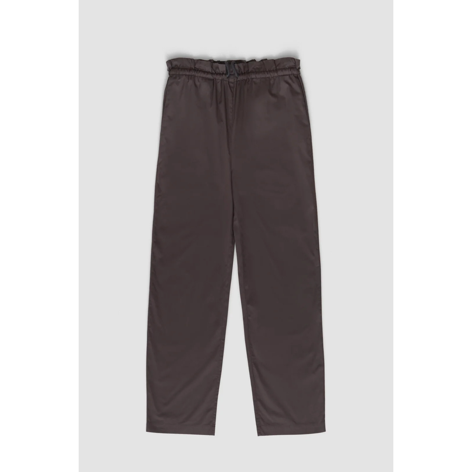 PANTALÓN STRAIGHT MUJER POPLIN ANTRACITA