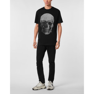 PHILIPP PLEIN Camiseta de cuello redondo y manga corta SKULL