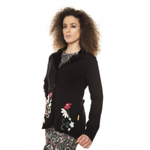 Mamatayoe Chaqueta Adriana Para Mujer, Manga Larga, Negro