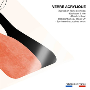 Tableau fleurs Madame et monsieur deco Tableau plexiglas