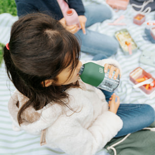 Bouteille réutilisable pour enfants Positive S 330ml Vert Forest