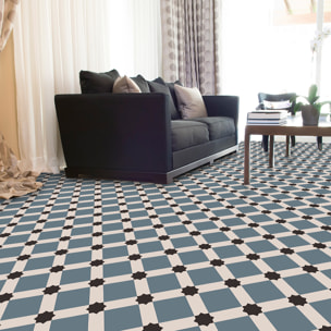 Sticker Sol avec laminat de Protection en Plastique Anti-dérapant | Stickers adhésif Sol - CARRELAGES MOSAÏQUE - 1 sticker