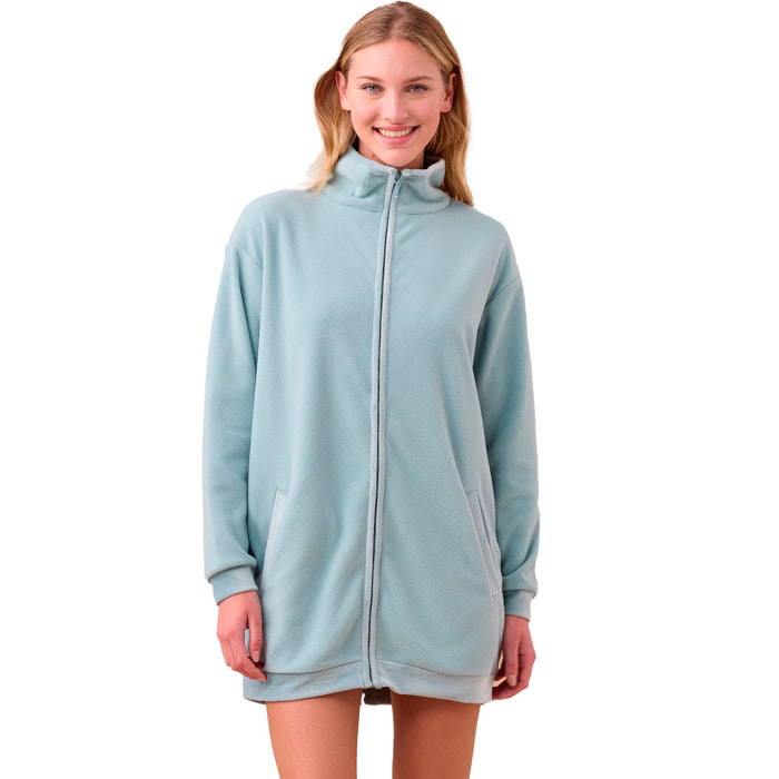 Vestaglia donna micropile articolo unito. Noidinotte