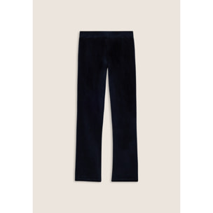 Pantaloni in ciniglia a gamba dritta