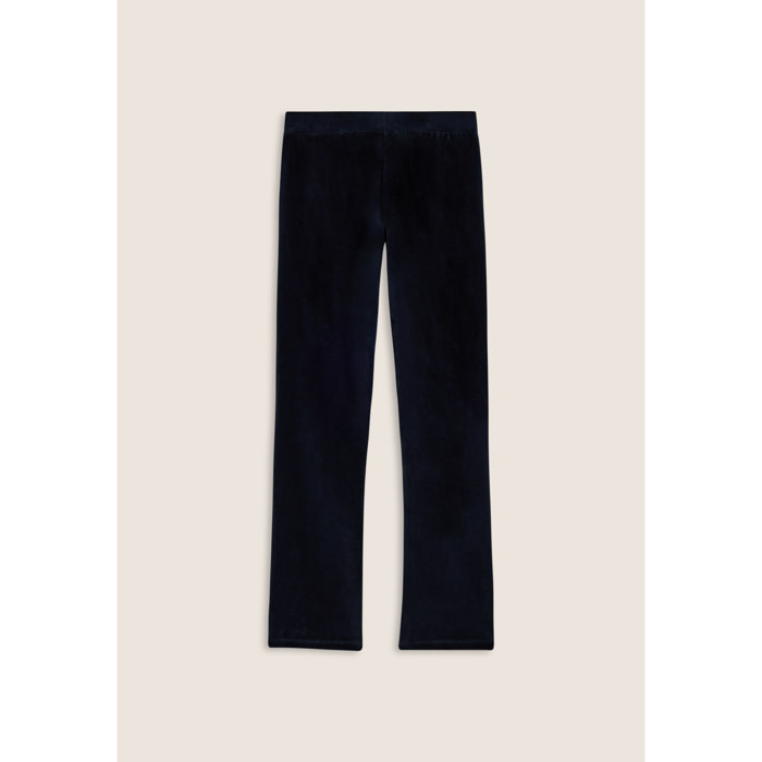 Pantaloni in ciniglia a gamba dritta