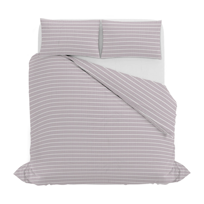 PARURE COPRIPIUMINO PRINTED COLORS, 100% Cotone, Made in Italy - DIVISION ROSA