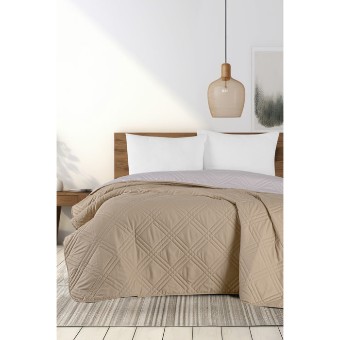 Copriletto Trapuntato in Microfibra Double-Color 2 Piazze