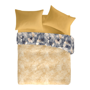 Housse de couette réversible ONILE en coton percale - multicolore - vendue seule