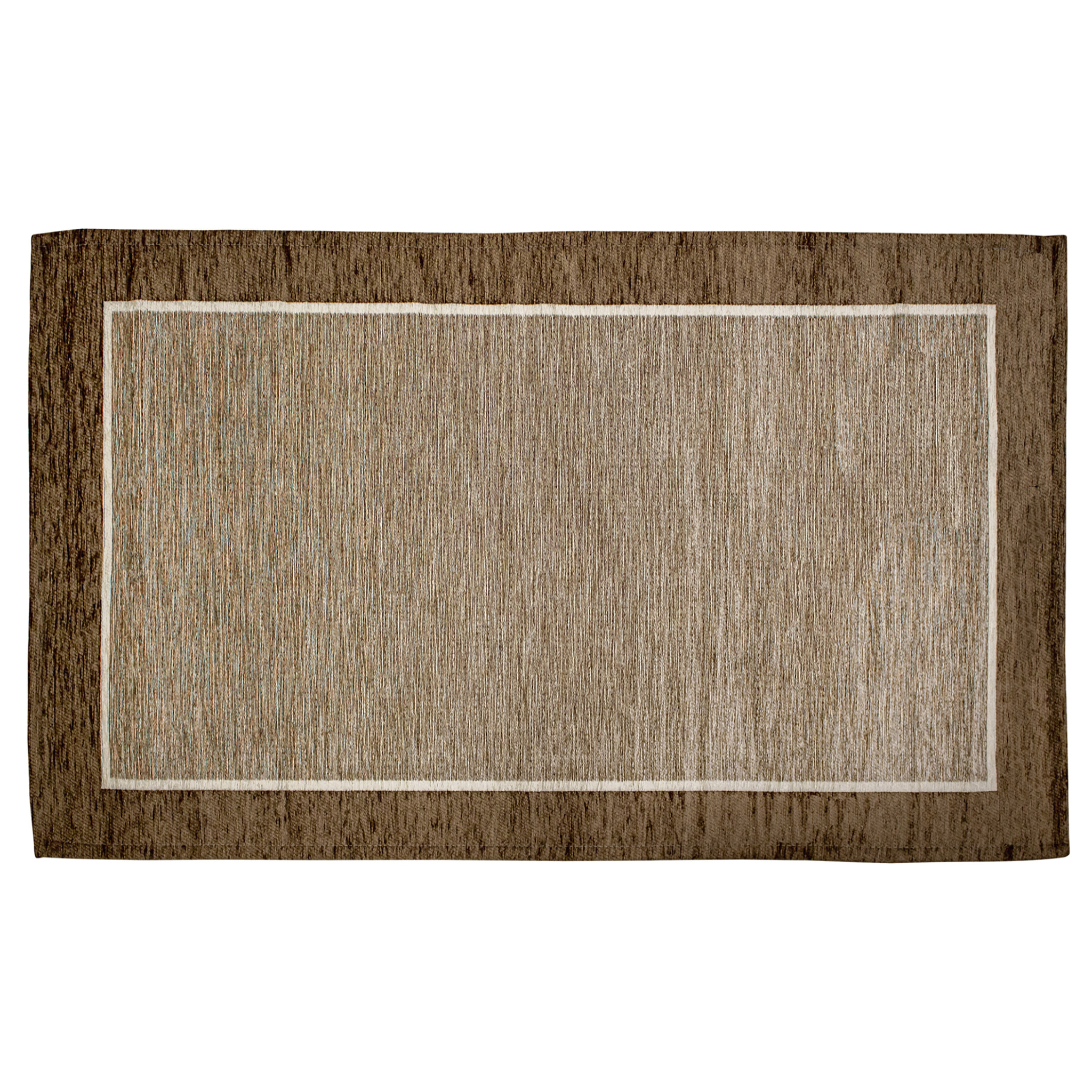 TAPPETO ARREDO DIS.ROMA FANGO CHIARO 175x280 CM CON ANTISCIVOLO