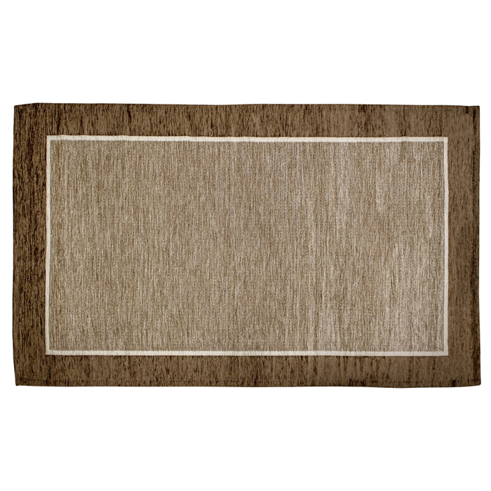 TAPPETO ARREDO DIS.ROMA FANGO CHIARO 175x280 CM CON ANTISCIVOLO