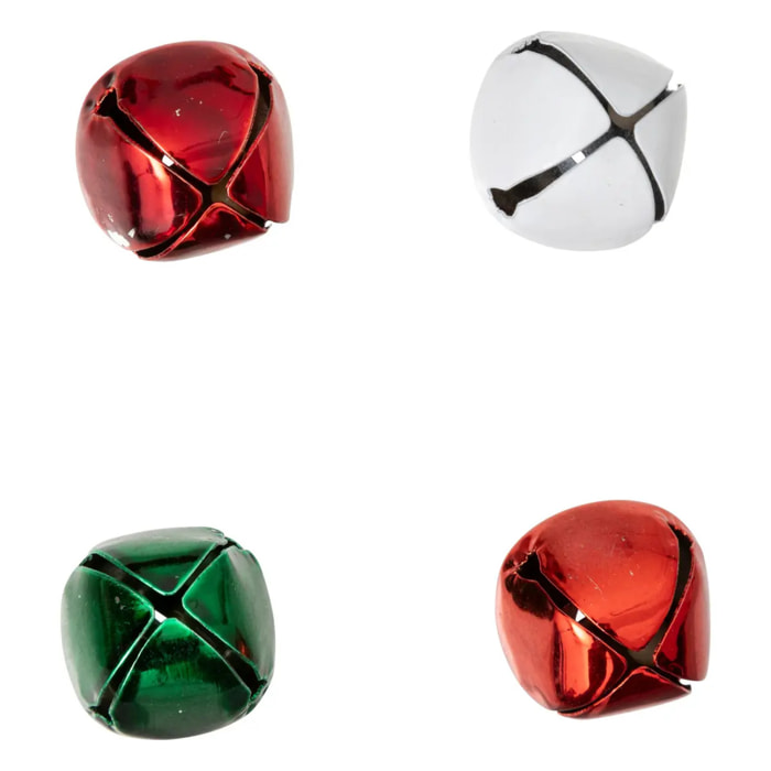 Bocal accessoires déco 24 grelots assorti