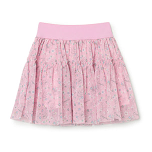 Falda Niña Con Estampado Divertido