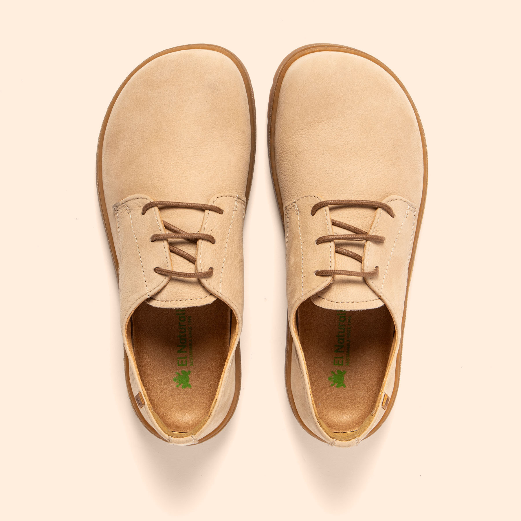 Zapatos N5259 NOBUCK CREAM / NOMADA color Cream