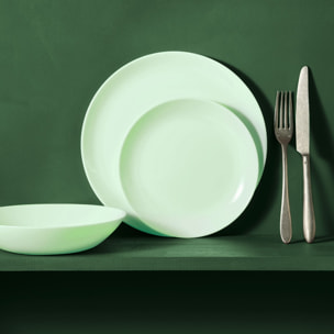 Assiette creuse 20 cm Diwali Paradise Green