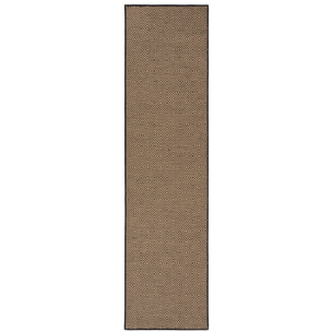 Tapis en jute de couloir antiderapant DIAMOND