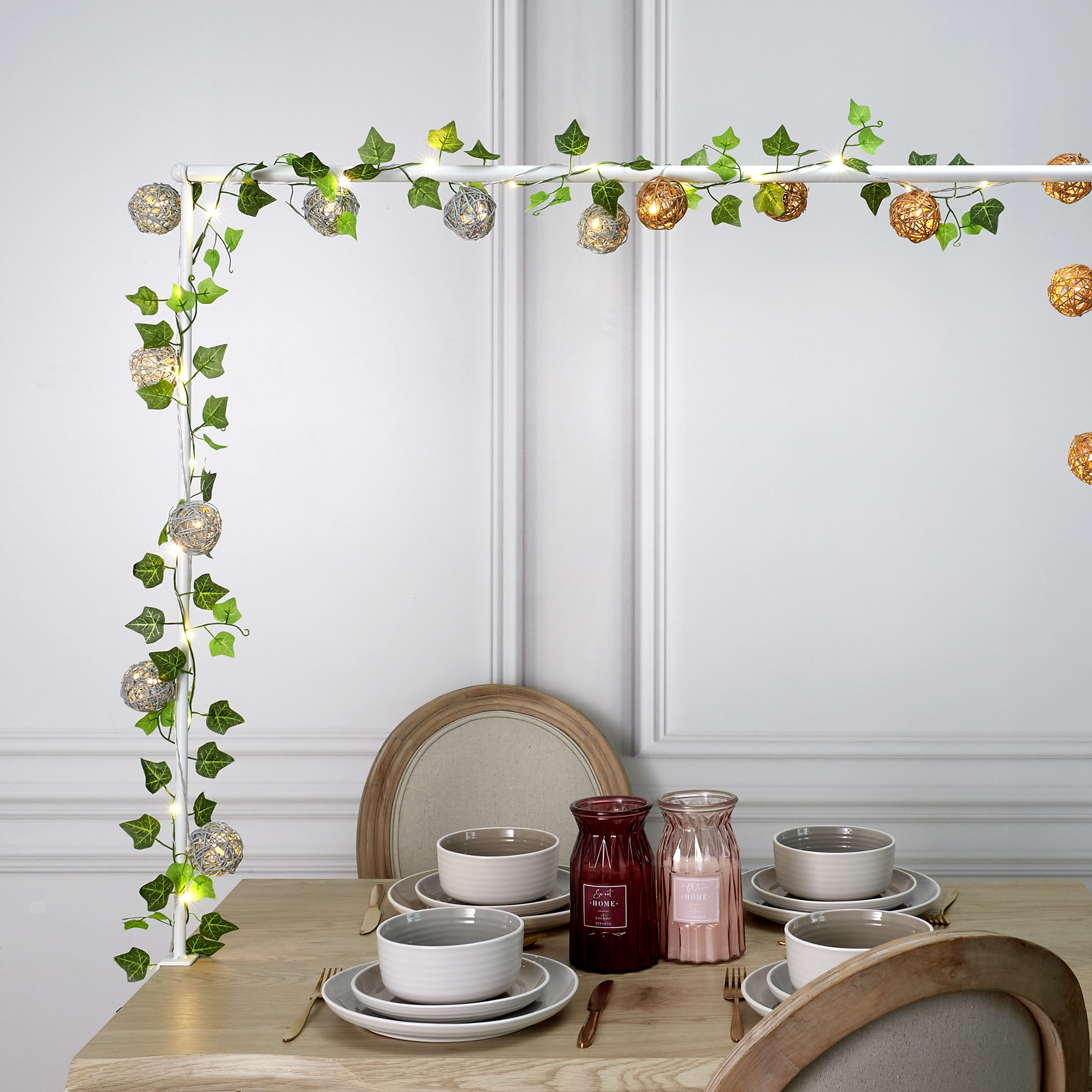 Guirlande Feuille 20 Led 2m